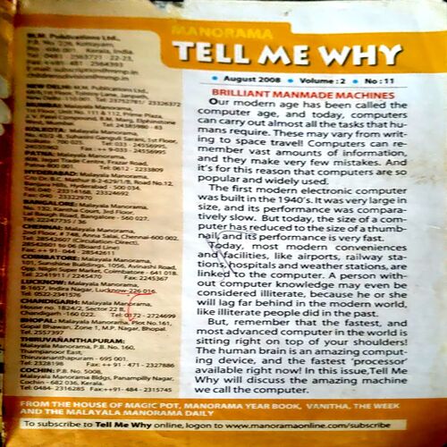 Tell Me Why (No. 23)