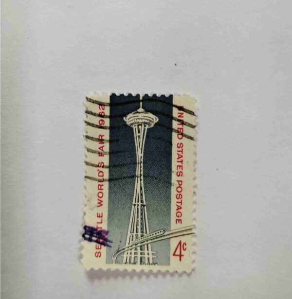 Document 6_15 UNITED STATES POSTAGE 4cent , SEATTLE WORLD'S FAIR 1962