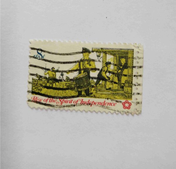Document 6_21 U.S 8cent POSTAGE , RISE OF THE SPIRIT OF INDEPENDENCE