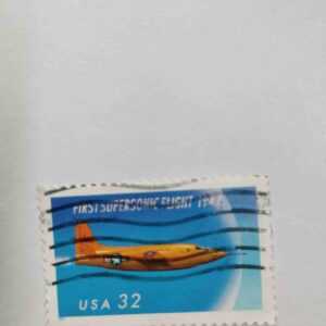 Document 6_3 U.S.A 32cent POSTAGE , FIRST SUPERSONIC FLIGHT 1947