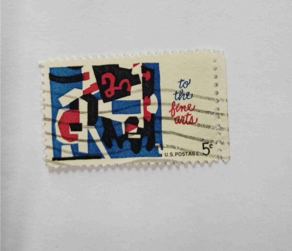 Document 6_37 U.S 5cent POSTAGE , TO THE FINE ARTS