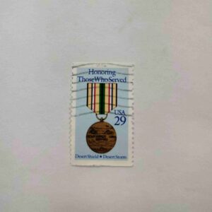 Document 6_47 U.S.A 29cent POSTAGE , HONORING THOSE WHO SERVED , DESERT SHIELD DESERT STORM