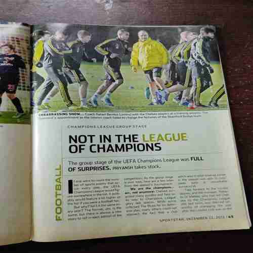 Sportstar ( December 22 , 2012 )