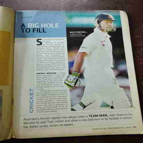 Sportstar ( December 15 , 2012 )