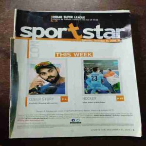Sportstar ( December 31 , 2016 ) ( With Poster ) ( Front Cover Is Half Cut )