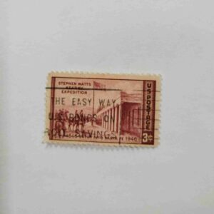 USPOSTAGE 3cent POSTAGE , 1846 ENTRY INTO SANTA FE 1946 , ( STEPHEN WATTS KEARNY EXPEDITION )