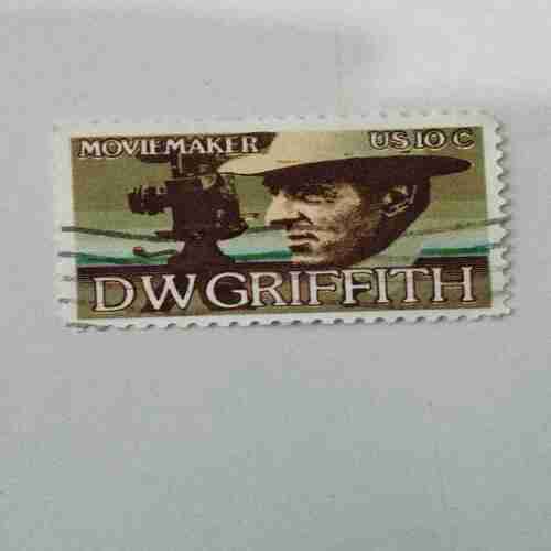 UNITED STATES POSTAGE ,10CENTS, DWGRIFFITH MOVIF MAKER