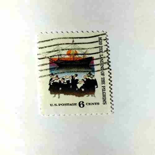 U.S.POSTAGE 6C , 1620 THE LANDING OF THE PILGRIMS