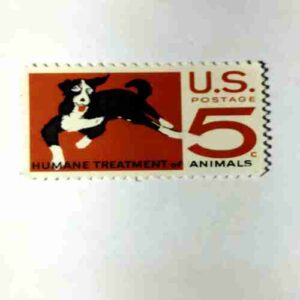 U.S.POSTAGE 5C , HUMANE TREATMENT OF ANIMALS