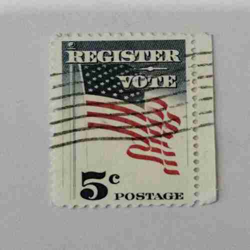 REGISTER VOTE , 5C, POSTAGE