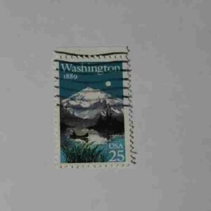 USA 25 , POSTAGE STAMP , WASHINGTON 1889