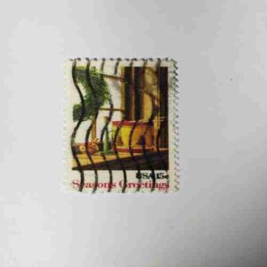 USA 15c POSTAGE STAMP , SEASONS GREETINGs
