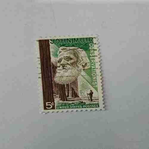 UNITED STATES POSTAGE ,5CENTS johnmuir