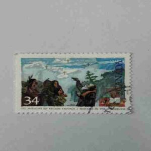 CANADA " MISSIONS IN THE WILDERNESS POSTAGE STAMP