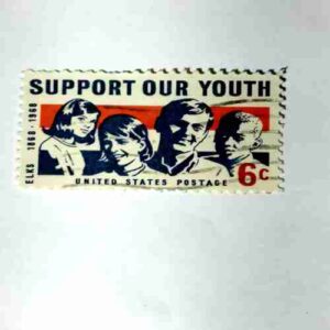 UNITED STATES POSTAGE 6CENTS , SUPPORT OUR YOUTH