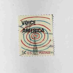 U.S POSTAGE 5C , VOICE AMERICA