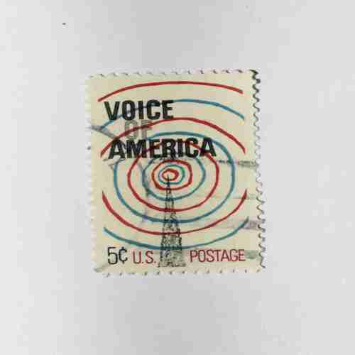 U.S POSTAGE 5C , VOICE AMERICA