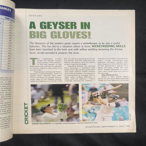 SportStar ( Saturday , 2 September , 2017 )