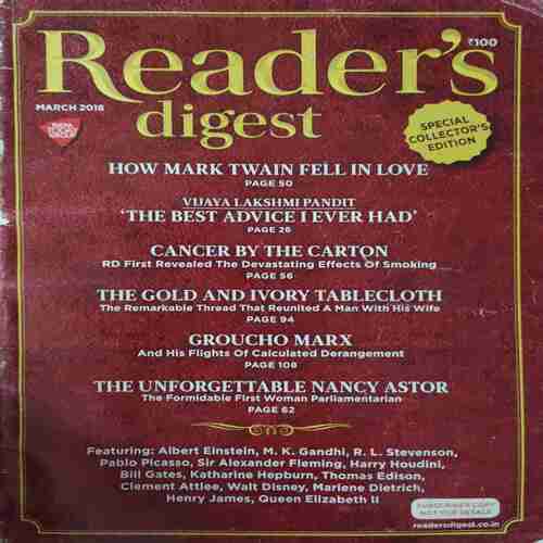 Reader 's Digest ( March 2018 )