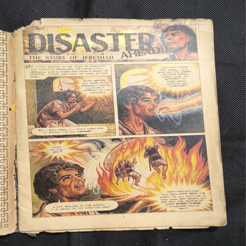 Disaster ( All Pages Upper Left Corner Cut But Not Story Impact )