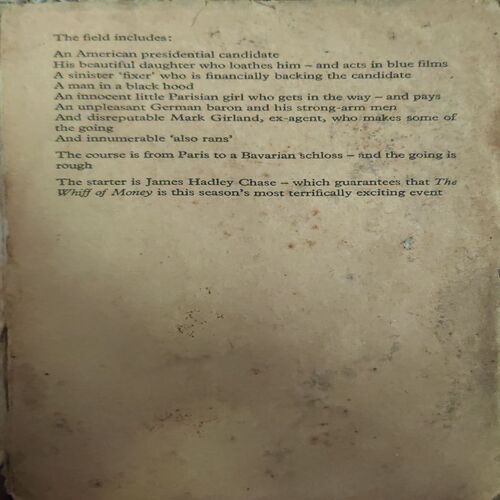 Document_30 The whiff of Money (No. of pages = 172 ) (by = James Hadley Chase )