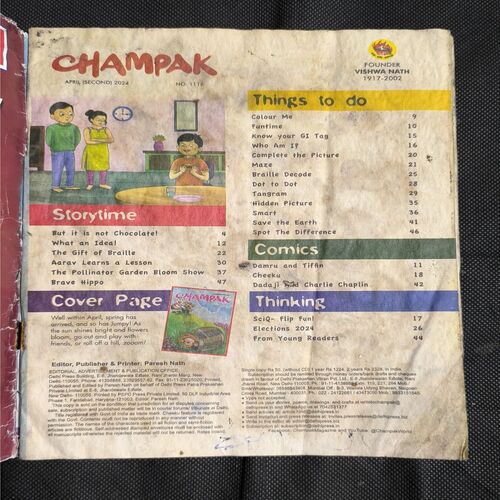 Champak ( 2nd April, 2024) Last Page Damage