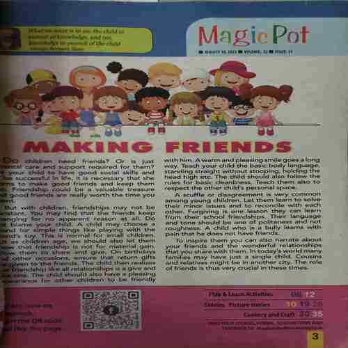 Magic Pot ( 10th August 2022 ) (cut on last cover )