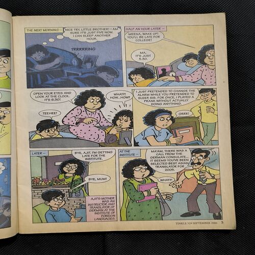 Tinkle no-529 ( September , 2006 ) Page no-21,22,25,26,43,44 Big Cut And Story Impact.