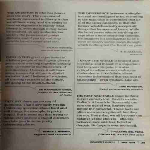 Reader 's Digest ( May 2019 )