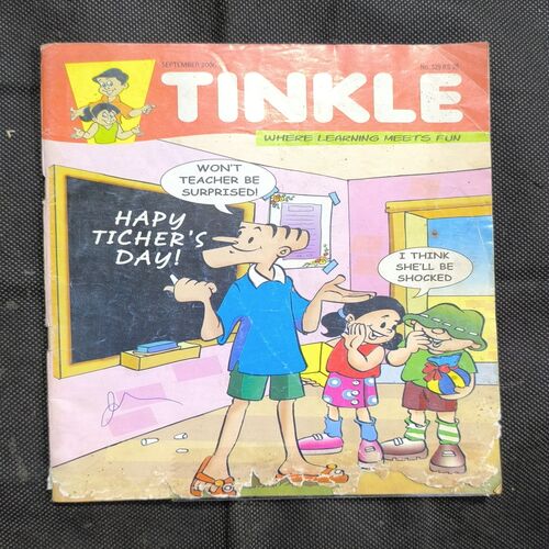 Tinkle no-529 ( September , 2006 ) Page no-21,22,25,26,43,44 Big Cut And Story Impact.