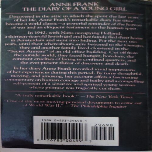 Document_83 The dairy of young girl ( Anne Frank )( No. of pages =261 )