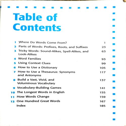 Building Your Vocabulary (By=Marvin Terban ) (Total page no=188 )