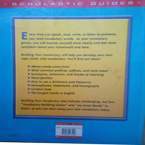 Building Your Vocabulary (By=Marvin Terban ) (Total page no=188 )