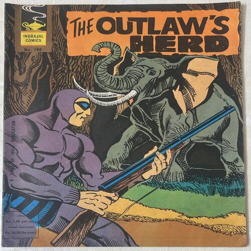 198E THE OUTLAW'S HERD (No.198) INDRAJAL COMICS