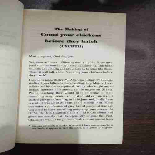 Document 10_14 Count Your Chickens Before They Hatch ( Arindam Chaudhuri )