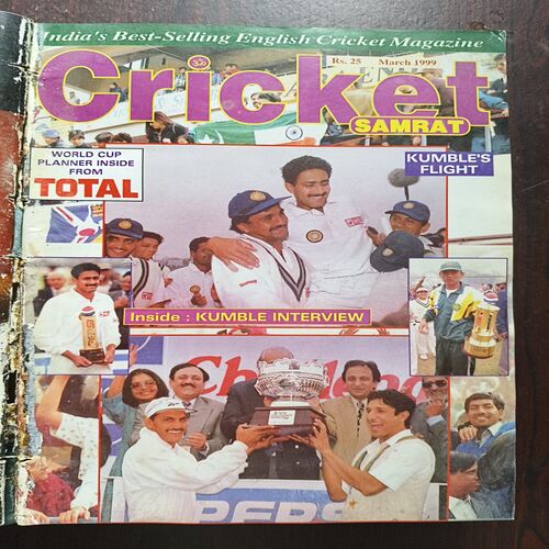 Document 23_20 Cricket Samrat Binding Magazine 12 in 1 ( 1st Magazine January 1999, Page No 37 To 52 Are missing ) ( 2nd Magazine February 1999 , Page No 35 to 50 Are Missing ) ( 3rd Magazine March 1999 , Page No 35 to 50 Are Missing ) ( 4th Magazine 1999 , Page No 35 to 50 Are Missing ) ( 5th Magazine May 1999 , Page No 35 to 50 Are Missing ) ( 6th Magazine June 1999 , Page No 35 to 42 Are Missing ) ( 7th Magazine July 1999 , Page No 35 to 50 Are Missing ) ( 8th Magazine August 1999 , Page No 37 to 44 Are Missing ) ( 9th Magazine September 1999 , Page No 37 to 44 Are Missing ) ( 10th Magazine October 1999 , Page No 35 to 42 Are Missing ) ( 11th Magazine November 1999 , Page No 35 to 42 Are Missing ) ( 12th Magazine December 1999 , Page No 35 to 42 Are Missing )