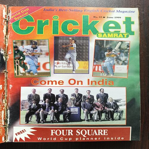 Document 23_23 Cricket Samrat Binding Magazine 12 in 1 ( 1st Magazine January 1999, Page No 37 To 52 Are missing ) ( 2nd Magazine February 1999 , Page No 35 to 50 Are Missing ) ( 3rd Magazine March 1999 , Page No 35 to 50 Are Missing ) ( 4th Magazine 1999 , Page No 35 to 50 Are Missing ) ( 5th Magazine May 1999 , Page No 35 to 50 Are Missing ) ( 6th Magazine June 1999 , Page No 35 to 42 Are Missing ) ( 7th Magazine July 1999 , Page No 35 to 50 Are Missing ) ( 8th Magazine August 1999 , Page No 37 to 44 Are Missing ) ( 9th Magazine September 1999 , Page No 37 to 44 Are Missing ) ( 10th Magazine October 1999 , Page No 35 to 42 Are Missing ) ( 11th Magazine November 1999 , Page No 35 to 42 Are Missing ) ( 12th Magazine December 1999 , Page No 35 to 42 Are Missing )