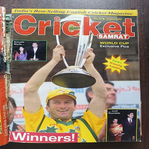 Document 23_25 Cricket Samrat Binding Magazine 12 in 1 ( 1st Magazine January 1999, Page No 37 To 52 Are missing ) ( 2nd Magazine February 1999 , Page No 35 to 50 Are Missing ) ( 3rd Magazine March 1999 , Page No 35 to 50 Are Missing ) ( 4th Magazine 1999 , Page No 35 to 50 Are Missing ) ( 5th Magazine May 1999 , Page No 35 to 50 Are Missing ) ( 6th Magazine June 1999 , Page No 35 to 42 Are Missing ) ( 7th Magazine July 1999 , Page No 35 to 50 Are Missing ) ( 8th Magazine August 1999 , Page No 37 to 44 Are Missing ) ( 9th Magazine September 1999 , Page No 37 to 44 Are Missing ) ( 10th Magazine October 1999 , Page No 35 to 42 Are Missing ) ( 11th Magazine November 1999 , Page No 35 to 42 Are Missing ) ( 12th Magazine December 1999 , Page No 35 to 42 Are Missing )