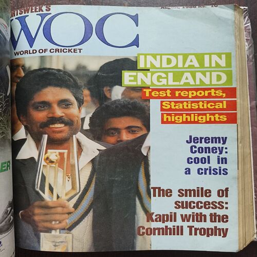 Sportsweeks World Of Cricket 11 in 1 Binding Magazine ( 1st Magazine January 1986 ) ( 2nd Magazine February 1986 ) ( 3rd Magazine March 1986 ) ( 4th Magazine April 1986 ) ( 5th Magazine May 1986 ) ( 6th Magazine July 1986 ) ( 7th Magazine August 1986 ) ( 8th Magazine September 1986 ) ( 9th Magazine October 1986 ) ( 10th Magazine, November 1986 ) ( 11th Magazine , December 1986 )