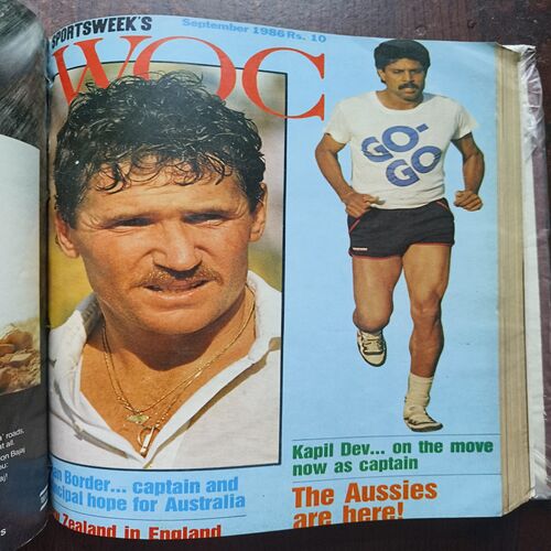 Sportsweeks World Of Cricket 11 in 1 Binding Magazine ( 1st Magazine January 1986 ) ( 2nd Magazine February 1986 ) ( 3rd Magazine March 1986 ) ( 4th Magazine April 1986 ) ( 5th Magazine May 1986 ) ( 6th Magazine July 1986 ) ( 7th Magazine August 1986 ) ( 8th Magazine September 1986 ) ( 9th Magazine October 1986 ) ( 10th Magazine, November 1986 ) ( 11th Magazine , December 1986 )
