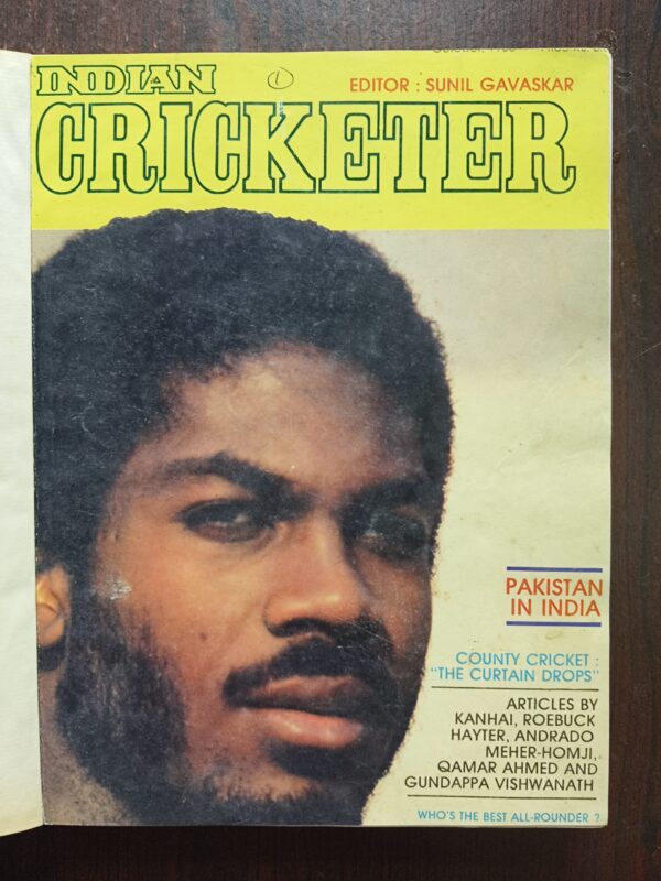 Indian Cricket Binding Magazine 6 in 1 ( 1st Magazine , October 1983 ) ( 2nd Magazine , May - June 1984 ) ( 3rd Magazine , July 1984 ) ( 4th Magazine , August - September 1984 ) ( 5th Magazine , November 1984 ) ( 6th Magazine , January 1985 )