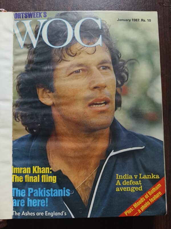 Sportsweeks World Of Cricket Binding Magazine 9 in 1 ( 1st Magazine , January 1987 ) ( 2nd Magazine , February 1987 ) ( 3rd Magazine , March 1987 ) ( 4th Magazine , May 1987 ) ( 5th Magazine , June 1987 ) ( 6th Magazine , July 1987 ) ( 7th Magazine , August 1987 ) ( 8th Magazine , September 1987 ) ( 9th Magazine , November 1987 )
