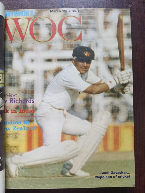 Sportsweeks World Of Cricket Binding Magazine 9 in 1 ( 1st Magazine , January 1987 ) ( 2nd Magazine , February 1987 ) ( 3rd Magazine , March 1987 ) ( 4th Magazine , May 1987 ) ( 5th Magazine , June 1987 ) ( 6th Magazine , July 1987 ) ( 7th Magazine , August 1987 ) ( 8th Magazine , September 1987 ) ( 9th Magazine , November 1987 )