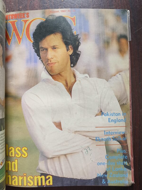 Sportsweeks World Of Cricket Binding Magazine 9 in 1 ( 1st Magazine , January 1987 ) ( 2nd Magazine , February 1987 ) ( 3rd Magazine , March 1987 ) ( 4th Magazine , May 1987 ) ( 5th Magazine , June 1987 ) ( 6th Magazine , July 1987 ) ( 7th Magazine , August 1987 ) ( 8th Magazine , September 1987 ) ( 9th Magazine , November 1987 )