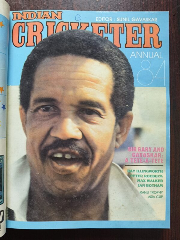 Indian Cricket Binding Magazine 6 in 1 ( 1st Magazine , October 1983 ) ( 2nd Magazine , May - June 1984 ) ( 3rd Magazine , July 1984 ) ( 4th Magazine , August - September 1984 ) ( 5th Magazine , November 1984 ) ( 6th Magazine , January 1985 )