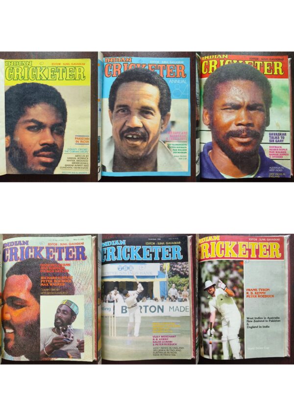 Indian Cricket Binding Magazine 6 in 1 ( 1st Magazine , October 1983 ) ( 2nd Magazine , May - June 1984 ) ( 3rd Magazine , July 1984 ) ( 4th Magazine , August - September 1984 ) ( 5th Magazine , November 1984 ) ( 6th Magazine , January 1985 )