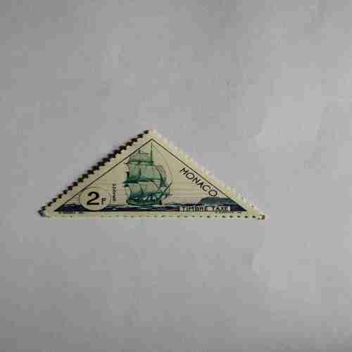 MONACO TIMBRE TAXE 2F , POSTAGE STAMP