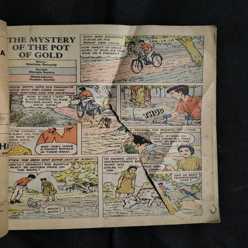 Document_118 Tinkle no-245 ( Page no-1,2 Big Cut And Story Impact )