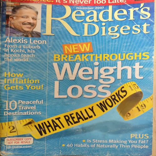 Reader 's Digest ( November 2007 ) Reader 's Digest ( November 2007 )