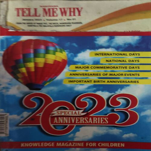 Tell me why ( January 2023 )( cut on front cover )